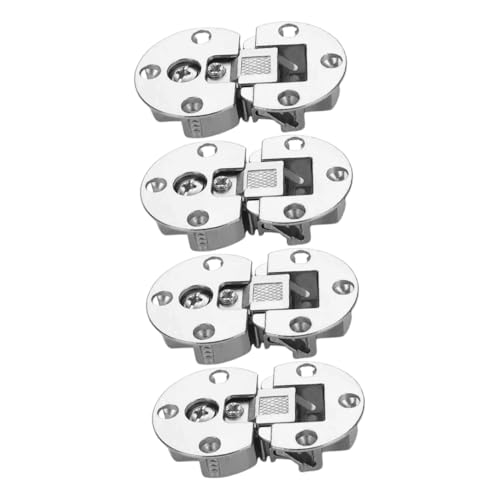 BAZEITFLOW 4 Stück Verstecktes Scharnier Eingelassene Schranktürscharniere Bündige Schrankscharniere Verdeckt Schließendes Türscharnier Schrankscharniere Verdeckt Zinklegierung Silber BAZEITFLOW 4 Stück Verstecktes Scharnier Eingelassene Schranktürscharniere Bündige Schrankscharniere Verdeckt Schließendes Türscharnier Schrankscharniere Verdeckt Zinklegierung Silber von BAZEITFLOW