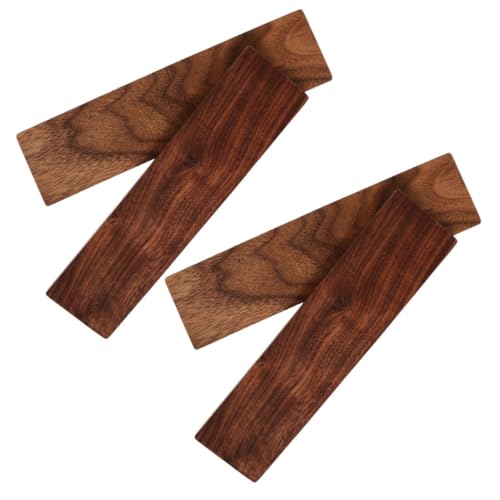 BAZEITFLOW 4 Stücke Teiliges Walnuss Holzplatten Holzrohlinge zum Schnitzen Basteln Gravieren für DIY Hobby Holzklötze Handwerksprojekte von BAZEITFLOW