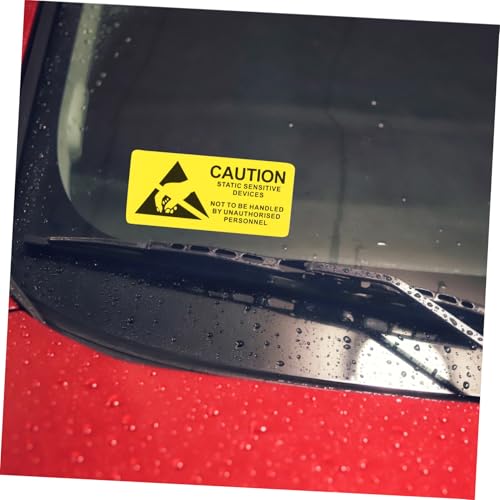 BAZEITFLOW 450 Stück Antistatische Warnaufkleber Langlebige Sticker für Wand Büro Shop Wetterfest und Vielseitig Einsetzbar Geeignet für Statische Geräte und Flächen BAZEITFLOW 450 Stück Antistatische Warnaufkleber Langlebige Sticker für Wand Büro Shop Wetterfest und Vielseitig Einsetzbar Geeignet für Statische Geräte und Flächen von BAZEITFLOW