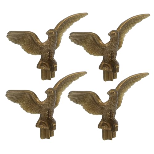 BAZEITFLOW Adler Fahnenmast Spitze 4 Stück Kunststoff Fahnenmast Adlerspitze Ornament für Garten Wetterfest Dekorativ Einfach zu Montieren BAZEITFLOW Adler Fahnenmast Spitze 4 Stück Kunststoff Fahnenmast Adlerspitze Ornament für Garten Wetterfest Dekorativ Einfach zu Montieren von BAZEITFLOW
