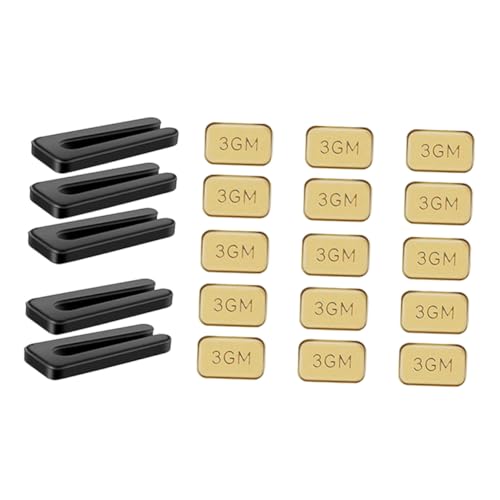 BAZEITFLOW 5 Sätze Deckenventilator Auswuchtclip mit Gewichten Selbstklebendes Fan Balancing Kit zur Wobbelkorrektur und Blattverschleißprävention Kompatibel für Flache und Niedrige Decken von BAZEITFLOW