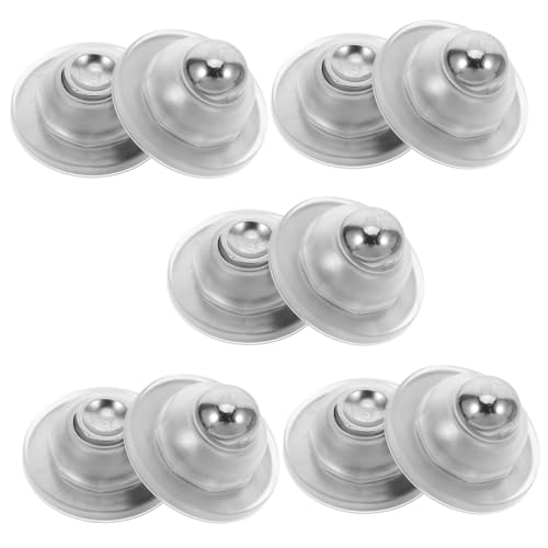 BAZEITFLOW 5 Sätze Magnetischer Türstopper Transparent mit Selbstklebendem Gummi Geräuschloser Türhalter für Zuhause Büro Wohnwagen und Camping ohne Bohren Rutschfest Stoßdämpfend von BAZEITFLOW