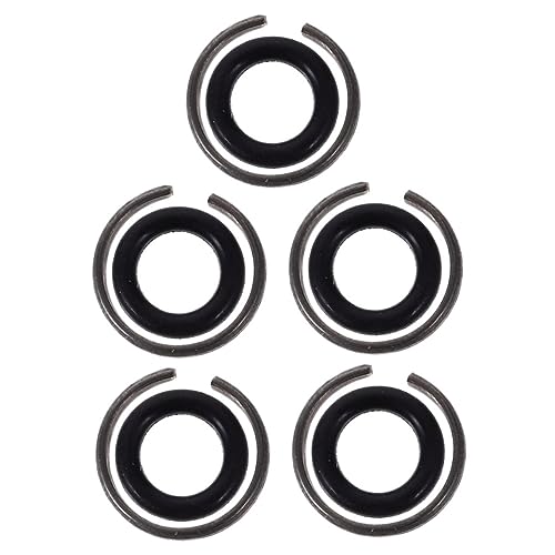 BAZEITFLOW 5 Sätze Teiliges Impact Wrench Sicherungsring mit Gummiring Ring Langlebig und Verschleißfest Passend für Akku schlagschrauber Einfache Montage und Praktisches Werkzeugzubehör BAZEITFLOW 5 Sätze Teiliges Impact Wrench Sicherungsring mit Gummiring Ring Langlebig und Verschleißfest Passend für Akku schlagschrauber Einfache Montage und Praktisches Werkzeugzubehör von BAZEITFLOW