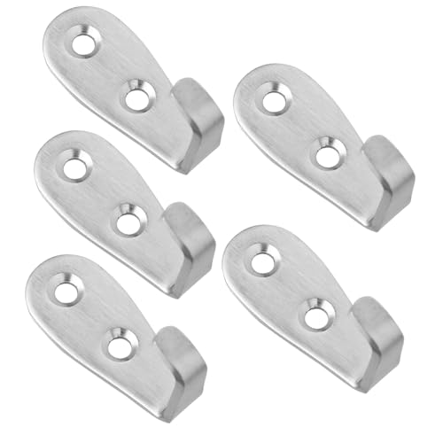 BAZEITFLOW 5 Stück Edelstahl Garderobenhaken Robuster Wandhaken für Bad Küche Wohnzimmer zur Aufbewahrung von Handtüchern Kleidung Hüten und Schlüsseln Einfache Montage Platzsparend BAZEITFLOW 5 Stück Edelstahl Garderobenhaken Robuster Wandhaken für Bad Küche Wohnzimmer zur Aufbewahrung von Handtüchern Kleidung Hüten und Schlüsseln Einfache Montage Platzsparend von BAZEITFLOW