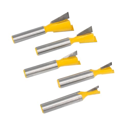 BAZEITFLOW 5 Stück Schwalbenschwanzmesser Router-bit Fräser Werkzeug Zur Herstellung Von Schubladen Und Truhen Durch Schwalbenschwanzbits Halb Blind Durch Schwalbenschwanz Legierung BAZEITFLOW 5 Stück Schwalbenschwanzmesser Router-bit Fräser Werkzeug Zur Herstellung Von Schubladen Und Truhen Durch Schwalbenschwanzbits Halb Blind Durch Schwalbenschwanz Legierung von BAZEITFLOW