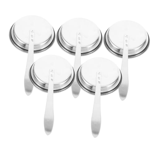 BAZEITFLOW 5 Stück Teiliges Edelstahl Kerzenlöscher Set Langlebig und Multifunktional Sicherer Dochtlöscher für Kerzen Öl Lampen und Räucherstäbchen Stilvolles Vintage Design für Zuhause und von BAZEITFLOW