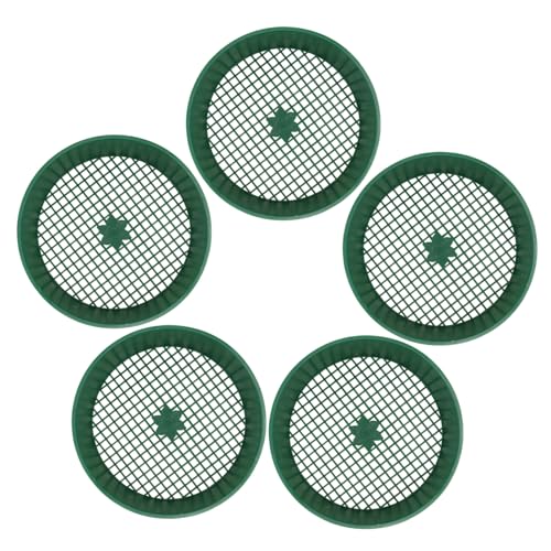 BAZEITFLOW 5 Stück Teiliges Gartensieb Kunststoff Leicht Langlebig Pflanzen Erde Sieb Filter Handwerkzeug Grün für Gartenliebhaber Praktisch Wiederverwendbar BAZEITFLOW 5 Stück Teiliges Gartensieb Kunststoff Leicht Langlebig Pflanzen Erde Sieb Filter Handwerkzeug Grün für Gartenliebhaber Praktisch Wiederverwendbar von BAZEITFLOW