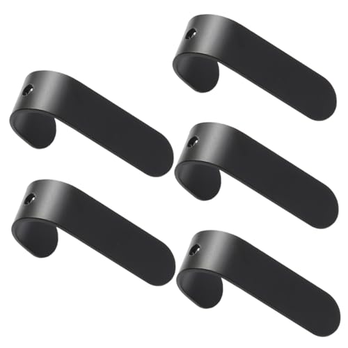 BAZEITFLOW 5 Stück Teiliges Nordic Kleiderhaken aus Aluminium Selbstklebend Rostfrei Einfache Montage Dekorativer Wandhaken für Küche Bad Garderobe Vielseitiger Aufhänger für Glatte von BAZEITFLOW