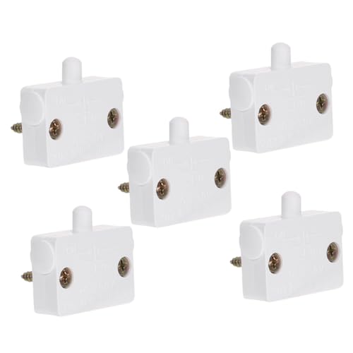 BAZEITFLOW 5 Stück Türkontaktschalter für Schrankbeleuchtung Türaktivierter Schalter für Kleiderschrank Küchenschranklicht Einfache Installation Langlebig Geeignet für Verschiedene BAZEITFLOW 5 Stück Türkontaktschalter für Schrankbeleuchtung Türaktivierter Schalter für Kleiderschrank Küchenschranklicht Einfache Installation Langlebig Geeignet für Verschiedene von BAZEITFLOW