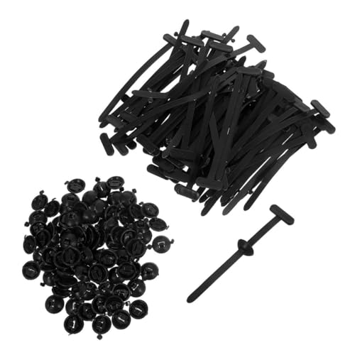 BAZEITFLOW 50 Stück Kabelbinder Halter Nylon Befestiger Selbstsperrend für Auto Reparatur Kofferraum Garage Vielseitig Einsetzbar Robuste Kabel Fixierung von BAZEITFLOW