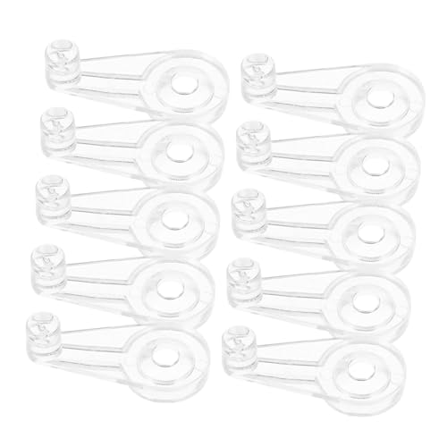 BAZEITFLOW 50 Stück Transparente Glashalter Clips aus Stabile Glasscheiben Befestigung für Schrank Spiegeltüren Einfache Montage Zuverlässige Fixierung von Glaspaneelen und Kabinetten von BAZEITFLOW