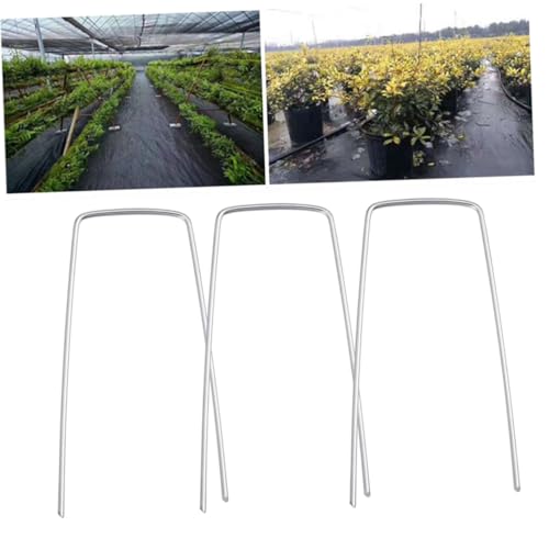 BAZEITFLOW 50 Stücke Verzinktem Boden Nägel Erdnägel Zelt Peg Splitter Garten Stakes Zelt Stakes von BAZEITFLOW