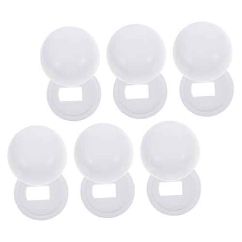 BAZEITFLOW 6 Paare Wc Befestigung Schrauben Abdeckkappen aus Robustem Toiletten Schraubenschutz Bolt Caps für Toilettensitz Montage Ersatz Zubehör BAZEITFLOW 6 Paare Wc Befestigung Schrauben Abdeckkappen aus Robustem Toiletten Schraubenschutz Bolt Caps für Toilettensitz Montage Ersatz Zubehör von BAZEITFLOW