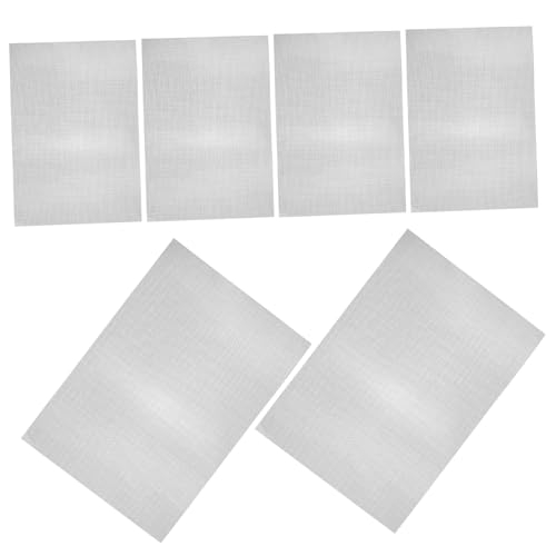 BAZEITFLOW 6 Stück Drahtgeflecht Rostfreies Metallgitter für DIY Ventilationsöffnungen Gartenprojekte Filter und Insektenschutz Mesh von BAZEITFLOW