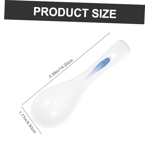 BAZEITFLOW 6 Stück Keramik suppelöffel Hitzebeständig Spülmaschinenfest Multifunktionale Küchenlöffel für Restaurant und Haushalt Glatte Oberfläche Einfach zu Reinigen Weiß und Handbemalt BAZEITFLOW 6 Stück Keramik suppelöffel Hitzebeständig Spülmaschinenfest Multifunktionale Küchenlöffel für Restaurant und Haushalt Glatte Oberfläche Einfach zu Reinigen Weiß und Handbemalt von BAZEITFLOW