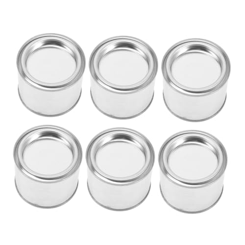 BAZEITFLOW 6 Stück Metalllackdosen mit Deckeln für Aufbewahrung von Farben Runde Leere Behälter für DIY Projekte Kunsthandwerk und Labormuster und Dichtung für Sichere Lagerung BAZEITFLOW 6 Stück Metalllackdosen mit Deckeln für Aufbewahrung von Farben Runde Leere Behälter für DIY Projekte Kunsthandwerk und Labormuster und Dichtung für Sichere Lagerung von BAZEITFLOW