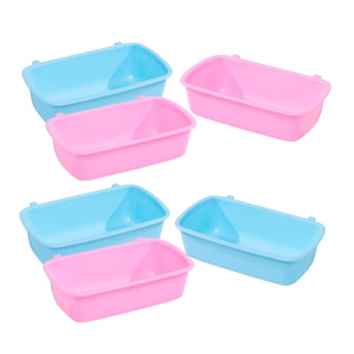 BAZEITFLOW 6 Stück Teiliges Kleine Kleintier Futter und Wassernäpfe mit Haken Wiederverwendbar Platzsparend für Hamster Meerschweinchen Nager Einfach zu Reinigen Kompakt und Praktisch BAZEITFLOW 6 Stück Teiliges Kleine Kleintier Futter und Wassernäpfe mit Haken Wiederverwendbar Platzsparend für Hamster Meerschweinchen Nager Einfach zu Reinigen Kompakt und Praktisch von BAZEITFLOW