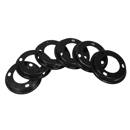 BAZEITFLOW 6 Stück Teiliges Trimmer Schutzabdeckungs aus Metall Ersatz Staubschutz für Rasentrimmer und Freischneider Arbeitskopf Robust und Einfach zu Montieren Vielseitig Kompatibel für von BAZEITFLOW