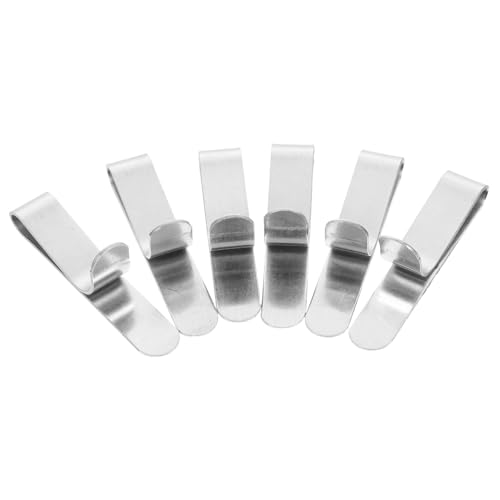BAZEITFLOW 6 Stück Teiliges Verstellbare Edelstahl Kuchenring Klammern zur Formfixierung Vielseitige Dessertringe Clips für Kuchen Mousse Gebäck Einfache Anwendung Sichere Passform Höhe von BAZEITFLOW