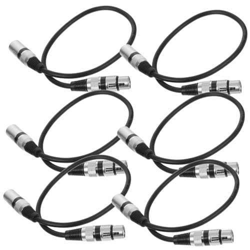 BAZEITFLOW 6 Stück Xlr Kabel Symmetrisches Mikrofonkabel für Live Auftritte Aufnahmestudios und Heim Audiosysteme Hohe Signalübertragung Langlebig und Tragbar BAZEITFLOW 6 Stück Xlr Kabel Symmetrisches Mikrofonkabel für Live Auftritte Aufnahmestudios und Heim Audiosysteme Hohe Signalübertragung Langlebig und Tragbar von BAZEITFLOW