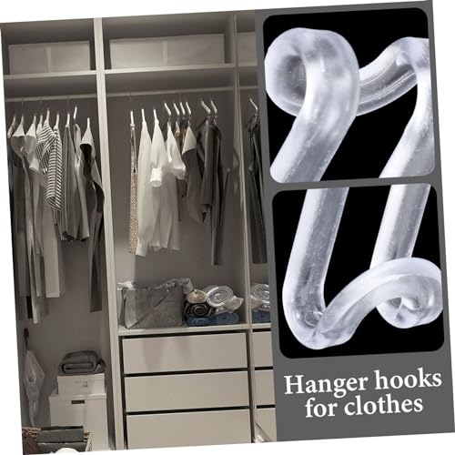 BAZEITFLOW 60 Stück Kleiderbügel Verbindungshaken aus Stabilem Platzsparende S haken zur Garderobenorganisation Stapelbar für Wohnung Büro und Geschäft Wiederverwendbar und Vielseitig BAZEITFLOW 60 Stück Kleiderbügel Verbindungshaken aus Stabilem Platzsparende S haken zur Garderobenorganisation Stapelbar für Wohnung Büro und Geschäft Wiederverwendbar und Vielseitig von BAZEITFLOW