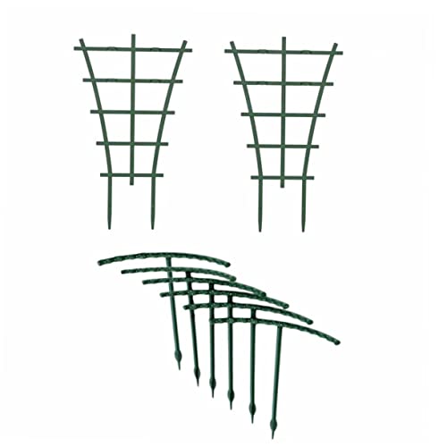 BAZEITFLOW 8 Stück Kletterpflanzen Stütze Teiliges Pflanzengitter Rankhilfe mit Spitzen Enden für Tomaten Gurken Erbsen Geeignet Stabiles Gartengestell für Gemüse und Blumen BAZEITFLOW 8 Stück Kletterpflanzen Stütze Teiliges Pflanzengitter Rankhilfe mit Spitzen Enden für Tomaten Gurken Erbsen Geeignet Stabiles Gartengestell für Gemüse und Blumen von BAZEITFLOW