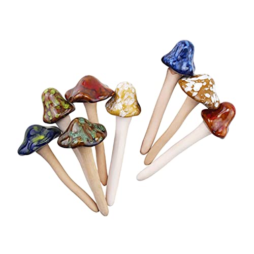 BAZEITFLOW 8stücke Keramik Pilz Gartenornament Pilz Statue Mini Bonsai Topfpflanze Dekoration Gartenfigur Keramik Garten Dekoration BAZEITFLOW 8stücke Keramik Pilz Gartenornament Pilz Statue Mini Bonsai Topfpflanze Dekoration Gartenfigur Keramik Garten Dekoration von BAZEITFLOW