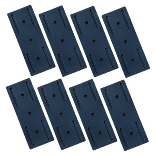 BAZEITFLOW 8 Stück Selbstklebender Steckdosenleistenhalter Wandmontage ohne Bohren Platzsparend Vielseitig für Router und Kabel Robuste Halterung für Büro und Zuhause von BAZEITFLOW