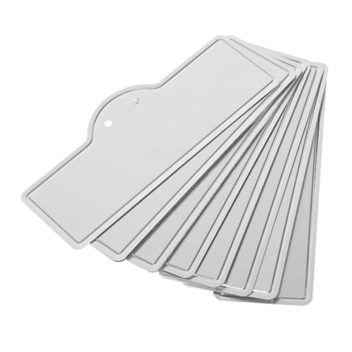 BAZEITFLOW 8 Stück Wetterfeste Aluminium Pflanzenschilder Doppelseitig Beschreibbar Robuste Metall Pflanzenstecker für Garten Gewächshaus Baumanhänger zur Pflanzenkennzeichnung von Kräutern BAZEITFLOW 8 Stück Wetterfeste Aluminium Pflanzenschilder Doppelseitig Beschreibbar Robuste Metall Pflanzenstecker für Garten Gewächshaus Baumanhänger zur Pflanzenkennzeichnung von Kräutern von BAZEITFLOW