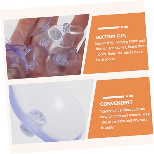 BAZEITFLOW 80 Stück Kleine Transparente Saugnäpfe ohne Haken Starke Haftung Wiederverwendbar Rutschfest PVC Sauger für Glas Fenster Fliesen Praktische Befestigung und Organisation BAZEITFLOW 80 Stück Kleine Transparente Saugnäpfe ohne Haken Starke Haftung Wiederverwendbar Rutschfest PVC Sauger für Glas Fenster Fliesen Praktische Befestigung und Organisation von BAZEITFLOW