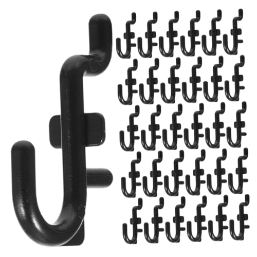 BAZEITFLOW 80 Stück Teiliges Pegboard Haken aus Kunststoff Schwere Tragfähigkeit Rutschfeste Aufhänger für Lochwand Garage Werkzeuge Einfach zu Montieren Vielseitig Einsetzbar für Werkstatt von BAZEITFLOW