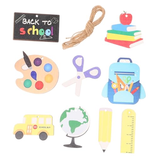 BAZEITFLOW 9 Stück Teiliges Schulanfang Party Banner Set Bunte Hängende Wimpel Girlanden Vielseitige Klassenzimmer Dekoration für Fenster Wände und Partys Zufällige Designs für Fröhliche BAZEITFLOW 9 Stück Teiliges Schulanfang Party Banner Set Bunte Hängende Wimpel Girlanden Vielseitige Klassenzimmer Dekoration für Fenster Wände und Partys Zufällige Designs für Fröhliche von BAZEITFLOW