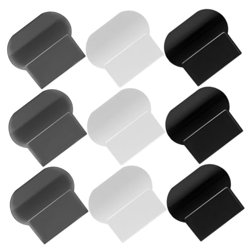 BAZEITFLOW 9 Stück Teiliges Wc sitzheber mit Anti berührungsgriff Leichter Toilettendeckel Lifter in Weiß und Schwarz Hygienische Toilettensitzerhöhung für Zuhause Büro und Unterwegs von BAZEITFLOW