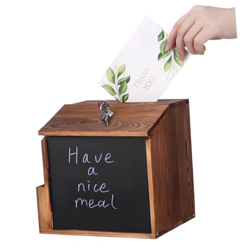 BAZEITFLOW Abschließbare Holz Vorschlagsbox mit Seitenfach und Kreidetafel Wandmontage Diskrete Spenden Abstimmungsbox für Büro Gemeinde Schule Inklusive Schlüssel und Aufbewahrungstasche BAZEITFLOW Abschließbare Holz Vorschlagsbox mit Seitenfach und Kreidetafel Wandmontage Diskrete Spenden Abstimmungsbox für Büro Gemeinde Schule Inklusive Schlüssel und Aufbewahrungstasche von BAZEITFLOW
