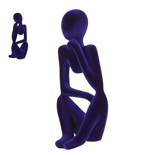BAZEITFLOW Abstrakte Flock Denker Statue aus Robustem Resin Kleine Blaue Skulptur für Wohn Arbeitszimmer Stilvolles Desktop Regal dekoobjekt Minimalistisches Design für Büro und Zuhause BAZEITFLOW Abstrakte Flock Denker Statue aus Robustem Resin Kleine Blaue Skulptur für Wohn Arbeitszimmer Stilvolles Desktop Regal dekoobjekt Minimalistisches Design für Büro und Zuhause von BAZEITFLOW