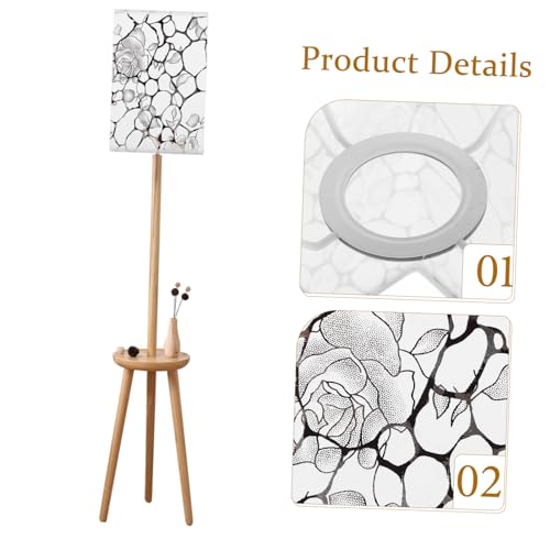 BAZEITFLOW Anti blendstoff Lampenschirm für Stehlampe Quadratisch Bedruckt aus Stoff und Eisen PVC Robust Einfacher Aufbau Warmes Licht Geeignet für Innenräume und Hotels Kleiner BAZEITFLOW Anti blendstoff Lampenschirm für Stehlampe Quadratisch Bedruckt aus Stoff und Eisen PVC Robust Einfacher Aufbau Warmes Licht Geeignet für Innenräume und Hotels Kleiner von BAZEITFLOW