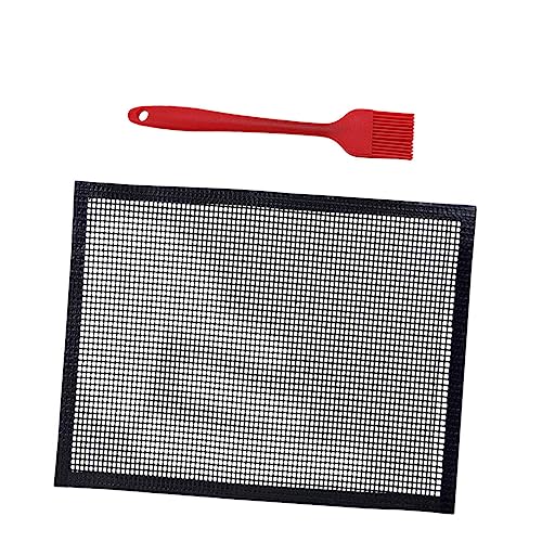 BAZEITFLOW Antihaft-grillmatte Glasfaser PTFE Wiederverwendbare Grillgittermatte Für BBQ Elektrogrill Bratpfanne Ofenauskleidung Leicht Zu Reinigen von BAZEITFLOW