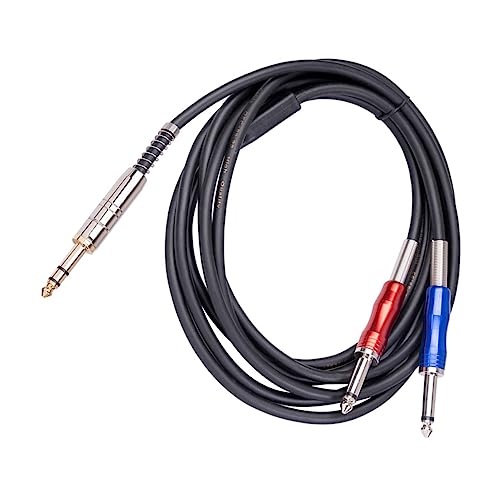 BAZEITFLOW Audio Adapter Kabel für Mixer und Recorder Robuste Vergoldete Audiokabel für Elektrische Gitarren Langlebige Verbindung und Hervorragende Klangqualität von BAZEITFLOW