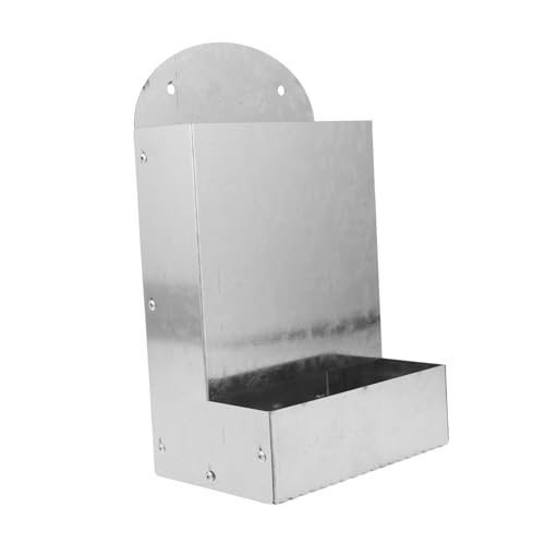 BAZEITFLOW Automatischer Metall-hühnerfutterspender mit Großer Kapazität Wetterfester Vertikaler Futtertrog für Hühnerstall Selbstbefüllendes Futterstation-system für Austernschalen und Samen BAZEITFLOW Automatischer Metall-hühnerfutterspender mit Großer Kapazität Wetterfester Vertikaler Futtertrog für Hühnerstall Selbstbefüllendes Futterstation-system für Austernschalen und Samen von BAZEITFLOW