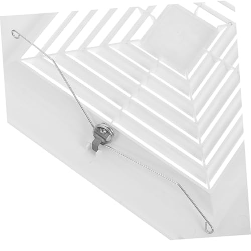 BAZEITFLOW Badezimmer Lüftungsabdeckung Quadratisch Langlebige Abluftventilator Abdeckplatte mit Sprungfeder Einfache DIY Montage Staub Insektenschutz Passend für Wand Deckenlüfter BAZEITFLOW Badezimmer Lüftungsabdeckung Quadratisch Langlebige Abluftventilator Abdeckplatte mit Sprungfeder Einfache DIY Montage Staub Insektenschutz Passend für Wand Deckenlüfter von BAZEITFLOW
