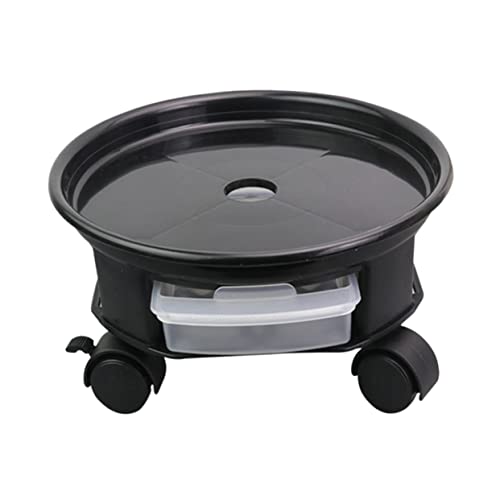 BAZEITFLOW Boden Der Blumentopf Unterstützung Töpfe Pflanzer Mit Ständer Pflanzer Basis Räder Runde Garten Indoor Pflanze Moving Dolly Blumentopf Tablett Topf Tablett Mit Rad Blumentopf von BAZEITFLOW