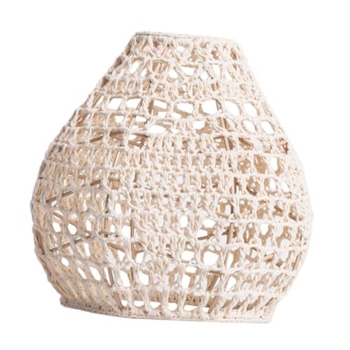BAZEITFLOW Boho Lampenschirm aus Handgewebtem Baumwollseil Stabile Deckenlampe Abdeckung Wohnliche Hängelampe für Wohnzimmer Schlafzimmer Küche Babyzimmer Vielseitige Dekoration BAZEITFLOW Boho Lampenschirm aus Handgewebtem Baumwollseil Stabile Deckenlampe Abdeckung Wohnliche Hängelampe für Wohnzimmer Schlafzimmer Küche Babyzimmer Vielseitige Dekoration von BAZEITFLOW