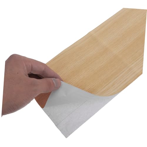 BAZEITFLOW Breites Selbstklebendes Wood Grain Reparaturband aus PVC Vielseitiges Holzmaserungsklebeband für Möbel Wände Böden Wasserfest Einfach Zuschneidbar von BAZEITFLOW