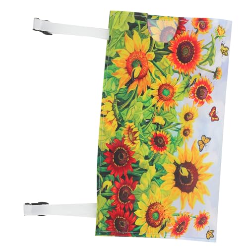 BAZEITFLOW Briefkastenabdeckung Blumenmuster Wetterfeste Briefkasten Schutzdecke Reißfest Langlebig für Außenbereich Garten Postkasten Dekoration von BAZEITFLOW