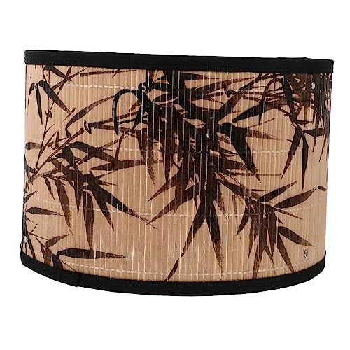 BAZEITFLOW Chinesischer Stil Lampenschirm Vintage Deckenlampe Lampenschirm für Wohnzimmer Schlafzimmer Warmes Licht Dekorative Abdeckung für Pendelleuchte und Stehlampe von BAZEITFLOW