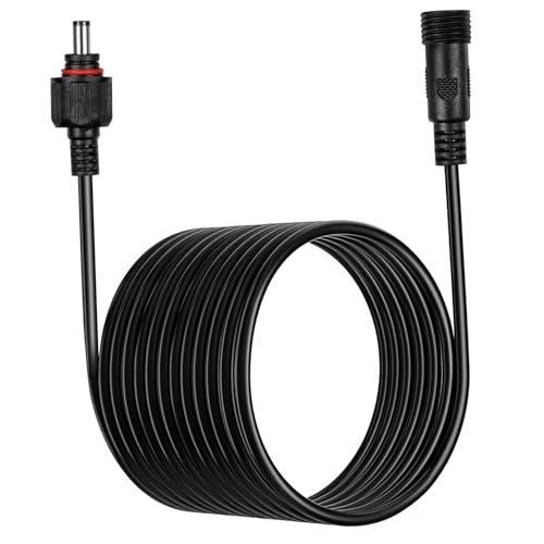 BAZEITFLOW Dc Verlängerungskabel Power Cord für Solarlampen Gartenteichpumpe Überwachungskamera Kabelverlängerung Robuste Ausführung von BAZEITFLOW