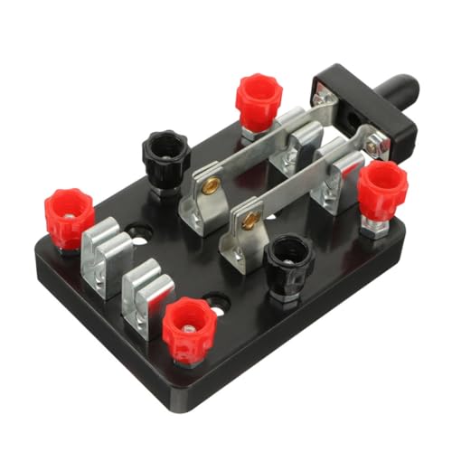 BAZEITFLOW Doppelpol doppelwurf schalter Elektrisches Laborgerät für Physikunterricht Praktisches Experimentierzubehör für Schüler DIY und Dc anwendungen von BAZEITFLOW