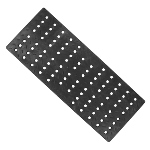 BAZEITFLOW Drainage Kunststoff Abdeckung Rechteckiger Trench Cover Kanaldeckel Für Außenbereich Leicht Zu Installieren Und Reinigen Verhindert Durch Schmutz von BAZEITFLOW