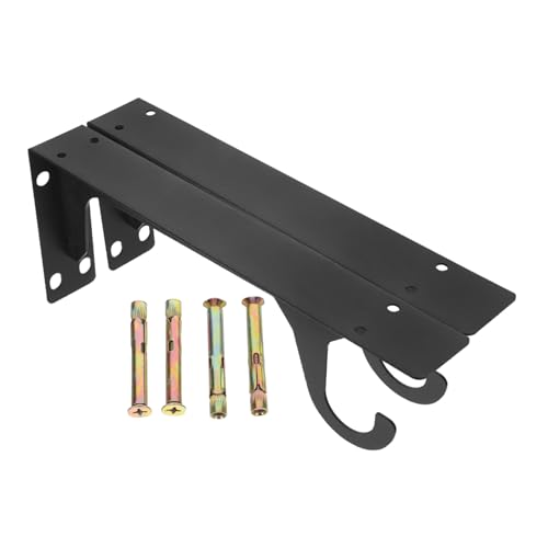 BAZEITFLOW Dreieck-support Wandhalter mit Haken Schwere Wandregalhalterung für Schlafzimmer und Kleiderschrank Stabile Aufbewahrung für Kleiderstange Schwarz BAZEITFLOW Dreieck-support Wandhalter mit Haken Schwere Wandregalhalterung für Schlafzimmer und Kleiderschrank Stabile Aufbewahrung für Kleiderstange Schwarz von BAZEITFLOW