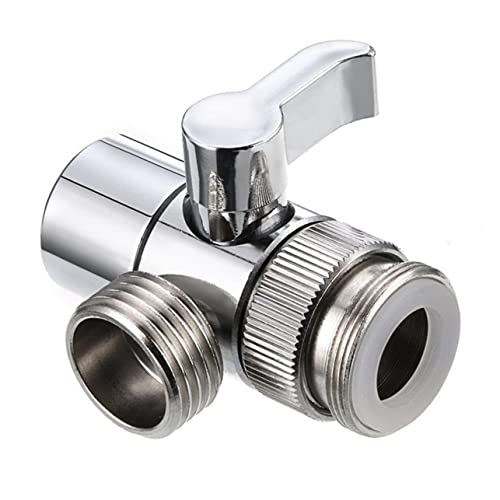 BAZEITFLOW Duscharm Umschaltventil für Wasserhahn mit Handbrause und Duschkopf Silber Eingang Ausgänge Einfach zu Bedienen BAZEITFLOW Duscharm Umschaltventil für Wasserhahn mit Handbrause und Duschkopf Silber Eingang Ausgänge Einfach zu Bedienen von BAZEITFLOW